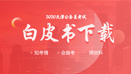 2020天津市考白皮书下载